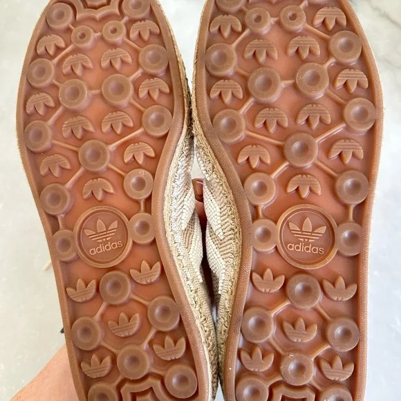 Adidas Cream and White Gazelle Clot Halo Ivory Sneakers - Picture 8 of 10